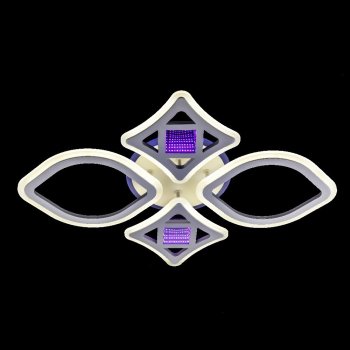 Светильник диодный  70Вт ЭкономСвет 51247/4+1WT RBP+3D 3000-6500К 9120Лм белый/белый пульт