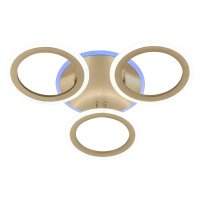 Люстры Светодиодные (LED) ЭкономСвет 50553/3RG RGB Цоколь: 4xнет 55Вт  6480Лм Пульт-Да