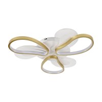 Люстры Светодиодные (LED) ЭкономСвет 51209/4+4WT+GD Цоколь: 8xнет 60Вт  12480Лм Пульт-Да