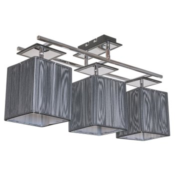 Люстры Еврокаркасы ЭкономСвет 2700/3B BK+CR BK Цоколь: 3xE27 Вт   Пульт-Нет