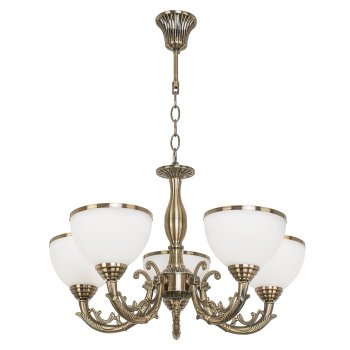 Люстры Классические ЭкономСвет 72702/5AB WT Цоколь: 5xE27 Вт   Пульт-Нет