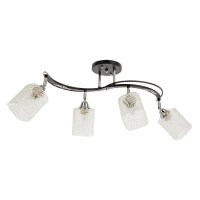 Люстры Модерн ЭкономСвет 50578/4CR+BK WT Цоколь: 4xE27 Вт   Пульт-Нет