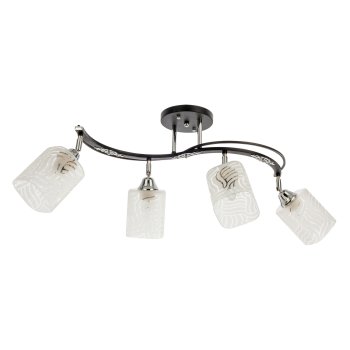 Люстры Модерн ЭкономСвет 50578/4CR+BK WT Цоколь: 4xE27 Вт   Пульт-Нет