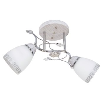 Люстры Эконом ЭкономСвет 636GM/2CR WT Цоколь: 2xE27 Вт   Пульт-Нет