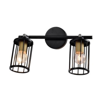 Споты Настенные ЭкономСвет 14964/2wBK BK Цоколь: 2xE14 Вт   Пульт-Нет