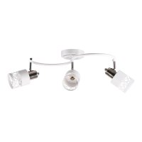 Споты Потолочные ЭкономСвет 20718/3WT+SN WT Цоколь: 3xE14 Вт   Пульт-Нет