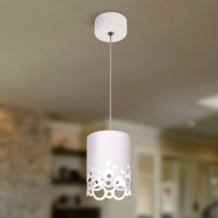 Cветильник подвесной 1хGX53 Эра PL23 WH IP20 белый