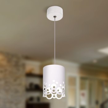 Cветильник подвесной 1хGX53 Эра PL23 WH IP20 белый