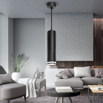 Светильник подвесной 1хMR16/GU10 Эра PL16 WH черный