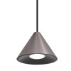 Светильник подвесной 1хGU10 Wolta чёрный/серый BELLO D115x84мм