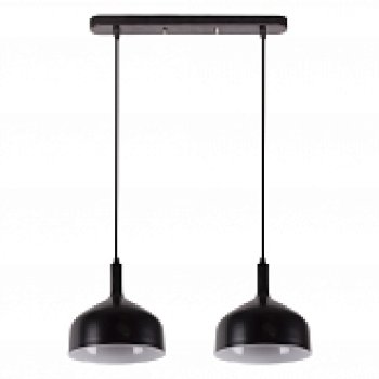 Светильник потолочный 2хЕ14 21Век 2020/2 черный (4)