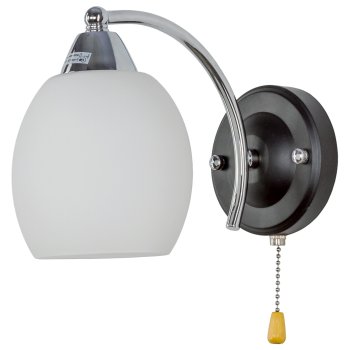 Бра 1xE27 ЭкономСвет 11126/1wCR+BK WT