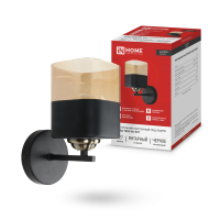 Бра 1хE27 InHome AURA TESO-BL 100x150x180 черный (1)