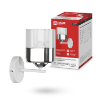 Бра 1хE27 InHome AURA TESO-WH 100x150x180 белый (1)