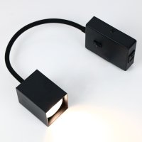 Бра на гибком основании 1хGU10 General GWL-M-IP20 Черный Библиотека