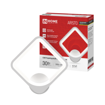 Светильник светодиодный бра ELEGANT ARISTO-WH 30Вт 3000-6500K 2400Лм STEP COLOR белый InHome (1)