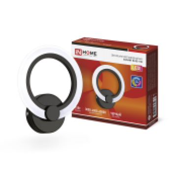 Светильник светодиодный бра ELEGANT BLISS-15B 15Вт 3000-4000-6500K 1050Лм IP40 STEP COLOR черный InHome