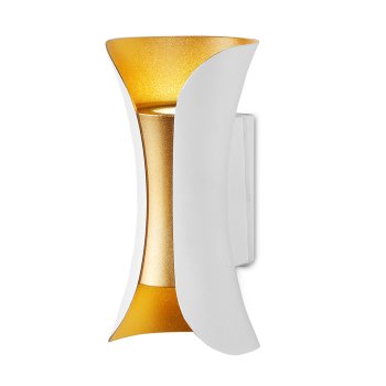 Настенный светодиодный светильник FW194 WH/GD/S белый/золото/песок  LED 4200K 10W 100*200*85