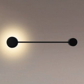 Светильник настенный 1хGX53 Wolta MOLECULE IP20 Чёрный 525x85