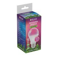 Фитолампа диодная E27 15Вт A60 для рассады красно-синий Relight (10/100)