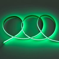 Лента диодная 24В IP20  8Вт/м 320COBLED/м зеленый 5м General