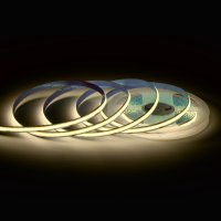 Лента диод 24В IP20 10Вт/м 3000К COB 312LED/м 900Лм 8мм 5м Apeyron (5)