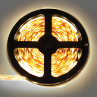 Лента диодная 12В IP20  4.8Вт/м 2800К 60LED/м  5м Ecola 240Лм/м 8мм (50)