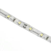 Лента диодная 12В IP20  4.8Вт/м 6500К 3528 60LED/м 5м General Pro