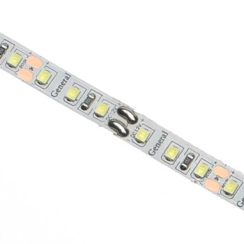 Лента диодная 12В IP20  9.6Вт/м 6500К 3528 120LED/м 5м General Pro