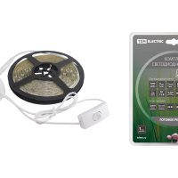 Лента диодная 12В IP65  4.8Вт/м 6000К 2835 60LED/м 5м TDM комплект