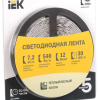 Лента диодная 12В IP20  7.2Вт/м 3000К 5050 30LED/м 5м IEK (20)