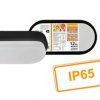 Светильник диодный герметичный ДПП2802 12Вт 200х100х46мм овал 4000К IP65 990Лм TDM чёрный (20)