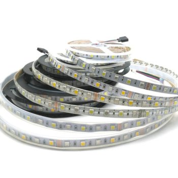 Лента диодная 12В IP20 14.4Вт/м RGB+3000К 5050 60LED/м 5м General