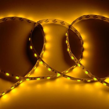 Лента диодная 12В IP20 14.4Вт/м желтый 5050 60LED/м 5м General