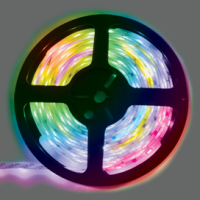 Лента диодная 12В IP65  7.2Вт/м RGB 30LED/м  5м Ecola Pro 10мм (25)