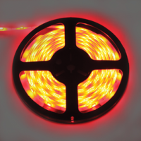 Лента диодная 12В IP65  7.2Вт/м красный 30LED/м  5м Ecola Pro 10мм (25)