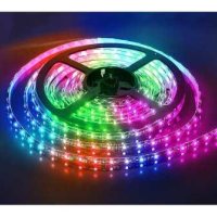 Лента диодная 12В IP65 14.4Вт/м RGB 5050 60LED/м 5м General Pro