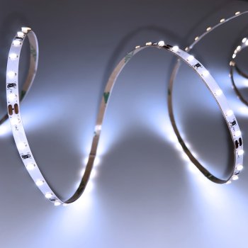 Светодиодная лента 24В 5,4Вт/м smd2216 120для м IP20 480Лм/м 4мм 5м Apeyron