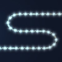 Лента диодная 24В IP20  8Вт/м 6500K 2835 60LED/м 700Лм/м подложка S-типа 6мм 5м Apeyron (5)