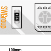 Лента диодная 24В IP20 14.4Вт/м RGB 5050 60LED/м 5м SWG ceiling