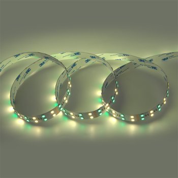Лента диодная 24В IP20 28.8Вт/м RGB+4000К 120LED/м 5м General двухрядная 19мм