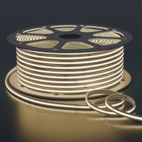 Лента диод 220В IP65  9Вт/м 4000К COB 240LED/м 50м 10х4мм 8мм driverless Apeyron 1000лм/м (50)