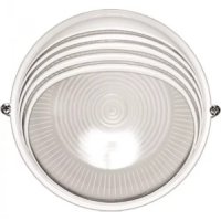 Светильник Е27 герметичный 1107 100Вт D241x125мм IP54 ресничка IEK белый (8)