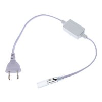 Шнур питания с вилкой IP20 220В 5050/5730 30х13х350мм 440Вт General