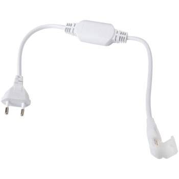 Шнур питания с вилкой IP67 220В COB 350х27х13мм 1500Вт General