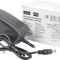 Драйвер 12В  36Вт IP20 76х67х42мм General вилка jack 5.5мм (1)