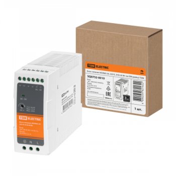 Блок питания на DIN рейку 24В  60Вт IP20 TDM MDR60-24 (1/50)