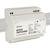 Блок питания на DIN рейку 24В 100Вт IP20 100х93х56мм 4,2А пластик белый Apeyron