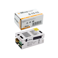 Драйвер 12В 15Вт IP20 1.2A 70x40x30мм SWG (20)