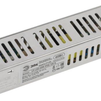 Драйвер 12В  60Вт IP20 160х40х32мм Эра (120)